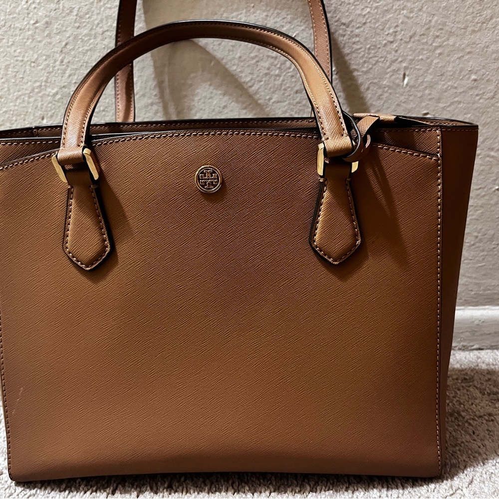 Brown Leather Tote Bag
